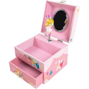 Trousselier Princesses Caja de joyería musical para regalo de niña Música invitación a la danza Colorido rosa Trousselier Princesses Caja de joyería musical para regalo de niña Música invitación a la danza Colorido rosa