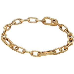 PANDORA Pulsera pequeña de eslabones de oro de 14 quilates, de la colección ME, longitud: 23 cm, , , Plata de ley, No es una piedra preciosa PANDORA Pulsera pequeña de eslabones de oro de 14 quilates, de la colección ME, longitud: 23 cm, , , Plata de ley, No es una piedra preciosa
