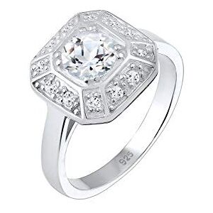 Elli PREMIUM Anillo de compromiso solitario Mujer plata Elli PREMIUM Anillo de compromiso solitario Mujer plata