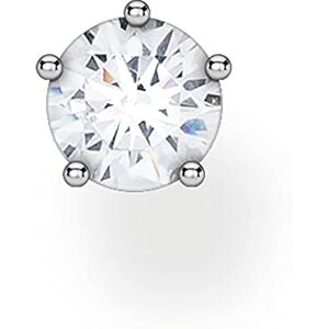 Thomas Sabo Pendientes Individuales Piedra Blanca Plata de Ley 925 , Plateado Thomas Sabo Pendientes Individuales Piedra Blanca Plata de Ley 925 , Plateado