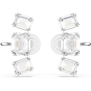 Swarovski Pendientes de clip Millenia, Talla octogonal, Blancos, Baño de rodio Swarovski Pendientes de clip Millenia, Talla octogonal, Blancos, Baño de rodio