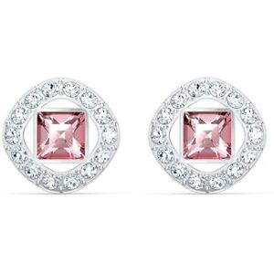 Swarovski Pendientes de botón Una Angelic, Rosas, Baño de rodio Swarovski Pendientes de botón Una Angelic, Rosas, Baño de rodio