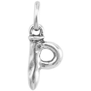 UNO de 50 Colgante Pequeño En Aleación De Metales Bañado En Plata De Ley Con Forma De Letra P UNO de 50 Colgante Pequeño En Aleación De Metales Bañado En Plata De Ley Con Forma De Letra P