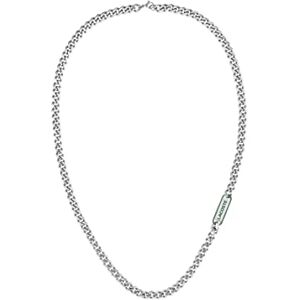 Lacoste Collar de Cadena para Hombre Colección DISTRICT de Acero Inoxidable Lacoste Collar de Cadena para Hombre Colección DISTRICT de Acero Inoxidable
