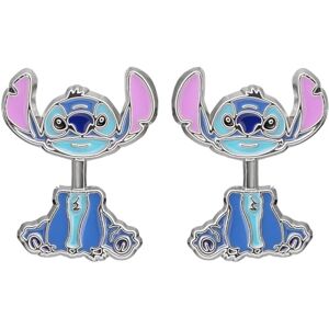 Disney Lilo & Stitch Stitch Unisex Pendiente Plateado Metal Disney Lilo & Stitch Stitch Unisex Pendiente Plateado Metal