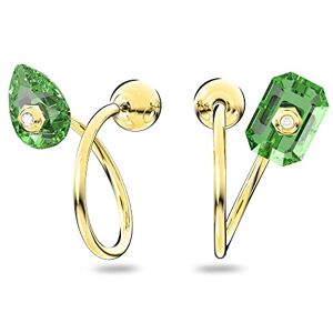 Swarovski Pendientes Numina para Mujer, Pendientes de Talla Pera y Octagonal, con Baño Tono Oro, Cristales Verdes, Colección Numina de Swarovski Pendientes Numina para Mujer, Pendientes de Talla Pera y Octagonal, con Baño Tono Oro, Cristales Verdes, Colección Numina de
