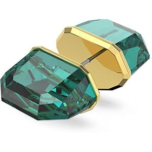Swarovski Pendiente de Emerald de la Colección LUCENT, Oro, Cristal Verde Octagonal, Baño en Tono Oro, Diseño Stud, Noche, Fantasía Swarovski Pendiente de Emerald de la Colección LUCENT, Oro, Cristal Verde Octagonal, Baño en Tono Oro, Diseño Stud, Noche, Fantasía