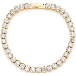 JEWELS BY LEONARDO Leonardo Jewels Cremona Pulsera para mujer de acero inoxidable, color dorado con tiro, longitud: 18,5 cm, 18,5 cm, Cristal, No es una piedra preciosa JEWELS BY LEONARDO Leonardo Jewels Cremona Pulsera para mujer de acero inoxidable, color dorado con tiro, longitud: 18,5 cm, 18,5 cm, Cristal, No es una piedra preciosa