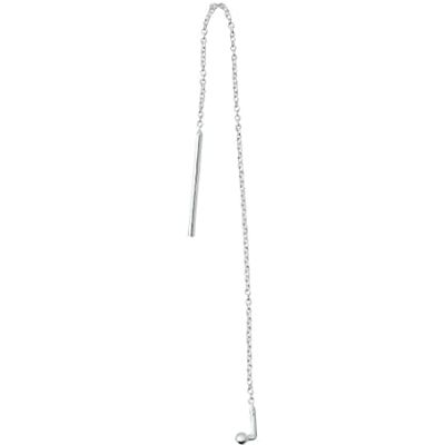 Design Letters Cadena de Pendientes con Letras de diseño (Plata), Plateado, Talla única Design Letters Cadena de Pendientes con Letras de diseño (Plata), Plateado, Talla única