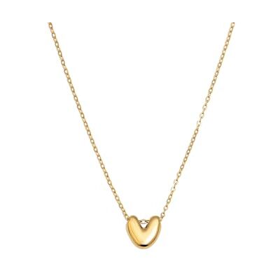 SINGULARU Collar Hailey Letter. Acero con Baño en Oro de 18 Kt. Joyas Para Mujer. SINGULARU Collar Hailey Letter. Acero con Baño en Oro de 18 Kt. Joyas Para Mujer.