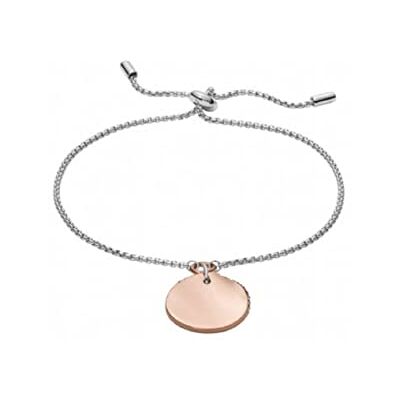 Skagen Pulsera Para Mujer Katrine, Longitud: 216mm, Ancho: 15.5mm Pulsera De Acero Inoxidable En 2 Tonos, , Tono plateado Skagen Pulsera Para Mujer Katrine, Longitud: 216mm, Ancho: 15.5mm Pulsera De Acero Inoxidable En 2 Tonos, , Tono plateado