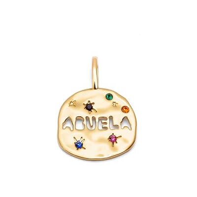 SINGULARU Charm Abuela. Latón con Baño en Oro o Rodio y Circonita. Joyas Para Mujer. SINGULARU Charm Abuela. Latón con Baño en Oro o Rodio y Circonita. Joyas Para Mujer.