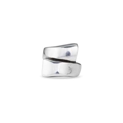 UNO de 50 Anillo Escalones En Aleación De Metales Bañado En Plata De Ley UNO de 50 Anillo Escalones En Aleación De Metales Bañado En Plata De Ley