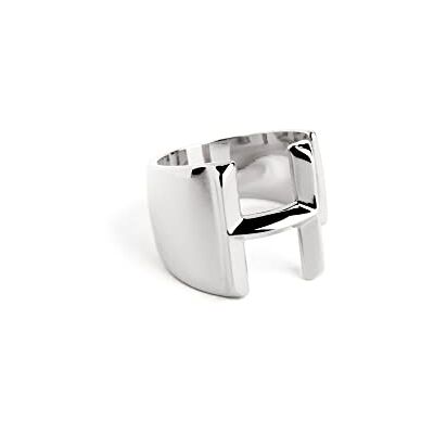 SINGULARU Anillo Personalizado Letter Signet. Macizo Ajustable. Latón con Acabado Baño de Oro de 18 Kt. Talla Unica. Joyas para Mujer. Letra H SINGULARU Anillo Personalizado Letter Signet. Macizo Ajustable. Latón con Acabado Baño de Oro de 18 Kt. Talla Unica. Joyas para Mujer. Letra H