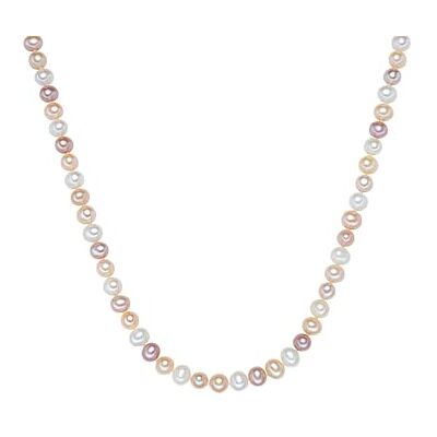 Valero Pearls Cadena de Perlas para Mujer Plata de ley 925 Valero Pearls Cadena de Perlas para Mujer Plata de ley 925