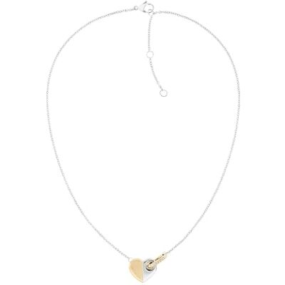 Tommy Hilfiger Jewelry Collar para Mujer en Acero Inoxidable Bicolor con un Colgante de Corazón Tommy Hilfiger Jewelry Collar para Mujer en Acero Inoxidable Bicolor con un Colgante de Corazón