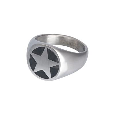 iXXXi Men Anillo de sello para hombre Porsche, 20mm, Acero inoxidable, Sin piedras preciosas iXXXi Men Anillo de sello para hombre Porsche, 20mm, Acero inoxidable, Sin piedras preciosas