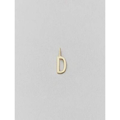 Design Letters Abalorio de arquetipo de 10 mm, oro A-Z-D, metal, talla única Design Letters Abalorio de arquetipo de 10 mm, oro A-Z-D, metal, talla única