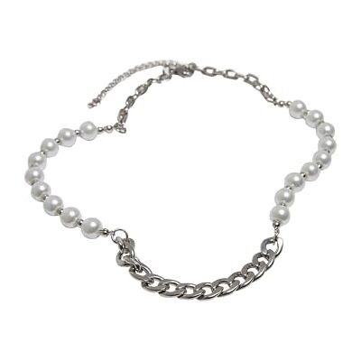 Urban Classics Accesorios Pearl Various Chain Necklace, talla única, Metal, No es una piedra preciosa Urban Classics Accesorios Pearl Various Chain Necklace, talla única, Metal, No es una piedra preciosa