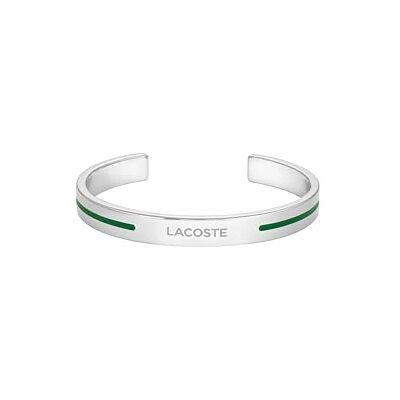Lacoste Pulsera Rígida Abierta para Hombre Colección ADVENTURER en Acero Inoxidable Disponible en Plata u Oro Lacoste Pulsera Rígida Abierta para Hombre Colección ADVENTURER en Acero Inoxidable Disponible en Plata u Oro