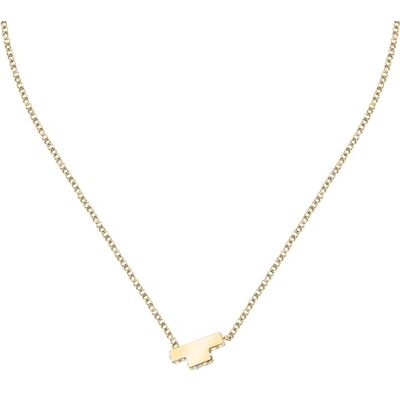 Trussardi T-Logo TJAXC10 Collar para mujer de acero, con circonitas Trussardi T-Logo TJAXC10 Collar para mujer de acero, con circonitas