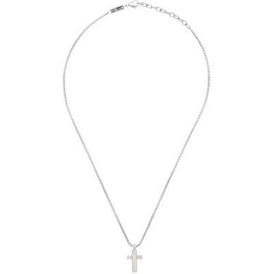 BREIL Joyería colección TAG Y CRUZ, COLLAR DE PLATA COLOR PLATA PARA HOMBRE talla 52 SIN PIEDRAS TJ3228 BREIL Joyería colección TAG Y CRUZ, COLLAR DE PLATA COLOR PLATA PARA HOMBRE talla 52 SIN PIEDRAS TJ3228