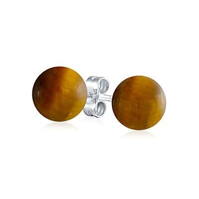 Bling Jewelry Pendientes de tuerca clásicos de plata de ley 925 con piedra natal Comodidad ligera, estilo de cuentas redondas, regalo de mes de nacimiento, estilo de día a noche, uso neutro de género Bling Jewelry Pendientes de tuerca clásicos de plata de ley 925 con piedra natal Comodidad ligera, estilo de cuentas redondas, regalo de mes de nacimiento, estilo de día a noche, uso neutro de género