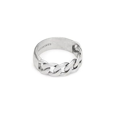 AllSaints Anillo de cadena congelada para hombre de , con un distintivo detalle de media cadena. AllSaints Anillo de cadena congelada para hombre de , con un distintivo detalle de media cadena.