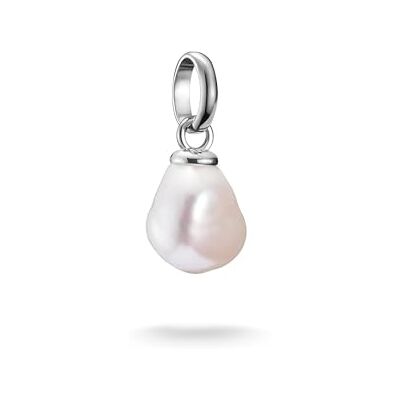 Thomas Sabo Charm Club Connect Charms Colgante de plata 925, diseño de la suerte y el amor, talla única, Plata 925 reciclada, Perlas cultivadas de agua dulce Thomas Sabo Charm Club Connect Charms Colgante de plata 925, diseño de la suerte y el amor, talla única, Plata 925 reciclada, Perlas cultivadas de agua dulce