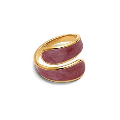 SINGULARU Anillo Abbraccio Black y Granate. Acero con Baño en Oro de 18 Kt y Enamel. Joyas Para Mujer. SINGULARU Anillo Abbraccio Black y Granate. Acero con Baño en Oro de 18 Kt y Enamel. Joyas Para Mujer.