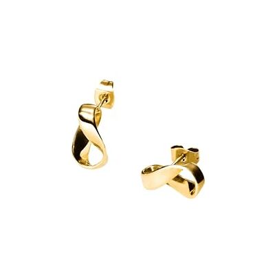 Purelei Twist Pendientes de tuerca elegantes con forma de Möbius para equilibrio y armonía, de acero inoxidable de alta calidad en oro, plata y oro rosa Purelei Twist Pendientes de tuerca elegantes con forma de Möbius para equilibrio y armonía, de acero inoxidable de alta calidad en oro, plata y oro rosa