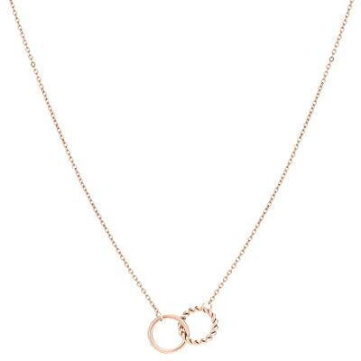 Tamaris collar para mujer, Halsschmuck con Infinity Anhängern, wasserfest de acero inoxidable, Oro rosa Tamaris collar para mujer, Halsschmuck con Infinity Anhängern, wasserfest de acero inoxidable, Oro rosa