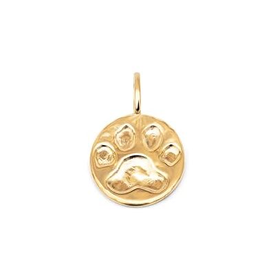 SINGULARU Charm Huella. Latón con acabado en Baño de Oro de 18kt o Rodio. Colgante con Motivo. Joyas para Mujer SINGULARU Charm Huella. Latón con acabado en Baño de Oro de 18kt o Rodio. Colgante con Motivo. Joyas para Mujer