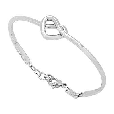 BREIL , Colección B&ME, Pulsera para Mujer, Pulsera Rígida de Acero Pulido, con Diseño Minimalista, Refinado y Simbólico en Forma de Corazón, Idea de Regalo para Mujer, Talla Mediana BREIL , Colección B&ME, Pulsera para Mujer, Pulsera Rígida de Acero Pulido, con Diseño Minimalista, Refinado y Simbólico en Forma de Corazón, Idea de Regalo para Mujer, Talla Mediana