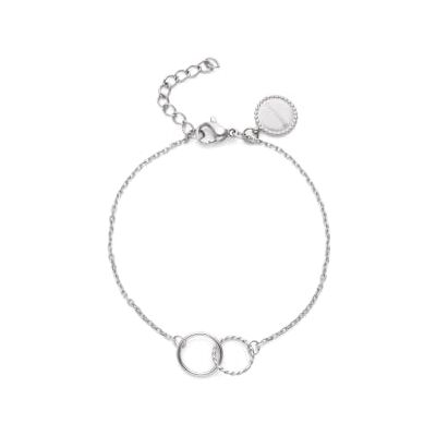 SINGULARU Pulsera Mujer Circles Twist Acero SINGULARU Pulsera Mujer Circles Twist Acero