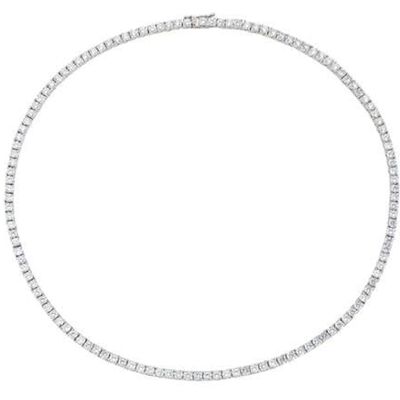 Amen Collar, (G) Diamonds, Colar Silver 42cm, Prata 925 (15,54GR), Diamante Marca Amen Collar, (G) Diamonds, Colar Silver 42cm, Prata 925 (15,54GR), Diamante Marca