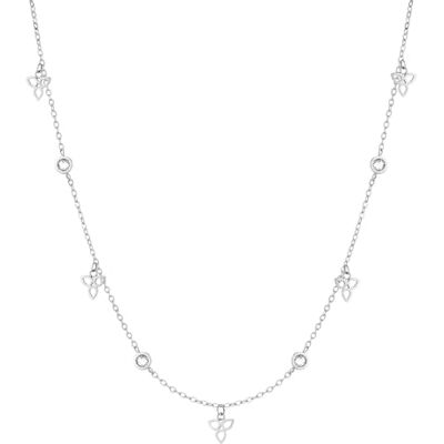 Tamaris collar para mujer, Halsschmuck con verschiedenen Anhängern, wasserfest de acero inoxidable Flower Steel Tamaris collar para mujer, Halsschmuck con verschiedenen Anhängern, wasserfest de acero inoxidable Flower Steel