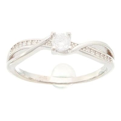 Brilio Silver Anillo Charming Silver Engagement Ring RI049W Circuit: 54 mm Marca Brilio Silver Anillo Charming Silver Engagement Ring RI049W Circuit: 54 mm Marca