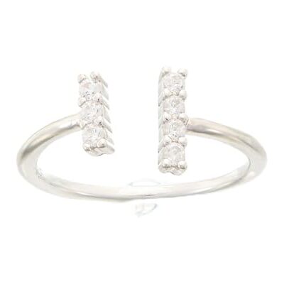 Brilio Silver Anillo Charming Silver Ring with zircons RI113W Circuit: 50 mm Marca Brilio Silver Anillo Charming Silver Ring with zircons RI113W Circuit: 50 mm Marca