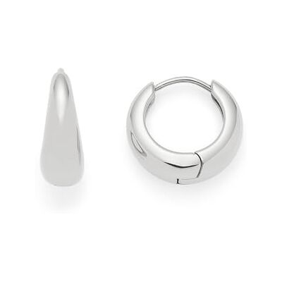 JEWELS BY LEONARDO Pendientes Ciao Clothilde 1 par de aros de acero inoxidable plateado opulento en forma de lágrima Joyería regalo para mujer JEWELS BY LEONARDO Pendientes Ciao Clothilde 1 par de aros de acero inoxidable plateado opulento en forma de lágrima Joyería regalo para mujer