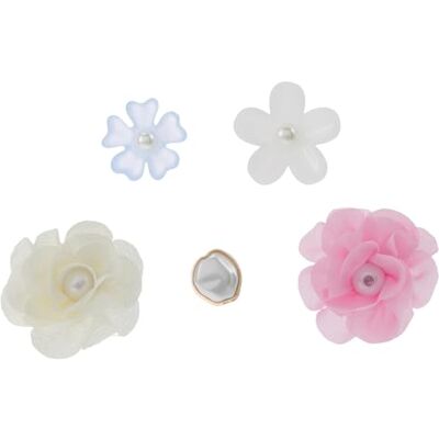 Crocs Jibbitz Charms, Ultra Femme Paquete de 5 Crocs Jibbitz Charms, Ultra Femme Paquete de 5