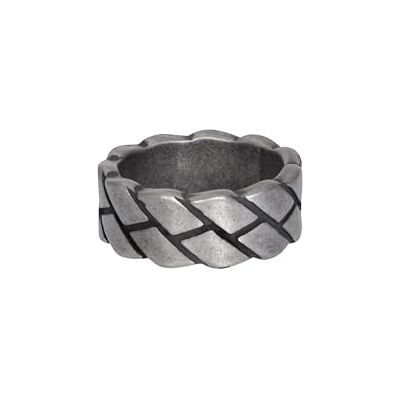 iXXXi Men Anillo Bugatti Plata Antigua 23mm, Acero inoxidable, Sin piedras preciosas iXXXi Men Anillo Bugatti Plata Antigua 23mm, Acero inoxidable, Sin piedras preciosas