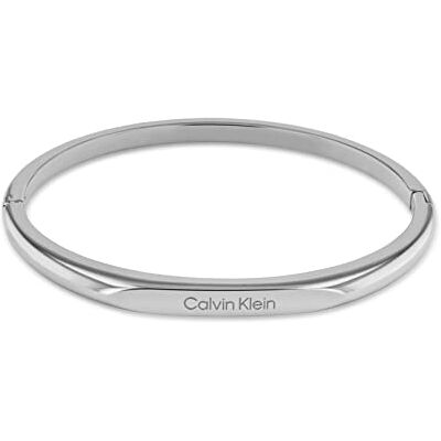 Calvin Brazalete Rígido para Mujer Colección FACETED de Acero Inoxidable Calvin Brazalete Rígido para Mujer Colección FACETED de Acero Inoxidable