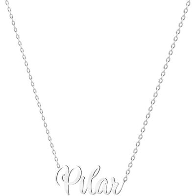 various Collar Nombre Pilar Acero Inoxidable-Colgante Nombre Personalizado Plateado para Collar Mujer-Regalos Personalizados para Mujer Madres Niña Parejas, Mejor Amiga various Collar Nombre Pilar Acero Inoxidable-Colgante Nombre Personalizado Plateado para Collar Mujer-Regalos Personalizados para Mujer Madres Niña Parejas, Mejor Amiga