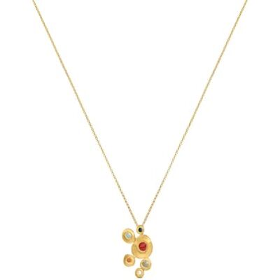 COLLAR DORADO FAVORITA COLORS Diseñado por Joidart Colección Favorita Colors Metal con baño de oro de 24 K COLLAR DORADO FAVORITA COLORS Diseñado por Joidart Colección Favorita Colors Metal con baño de oro de 24 K