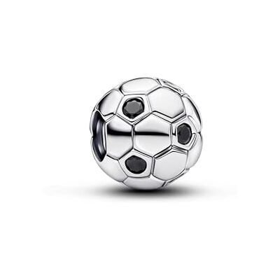 PANDORA Moments Abalorio de plata de ley con cristal artificial, compatible con Moments PANDORA Moments Abalorio de plata de ley con cristal artificial, compatible con Moments