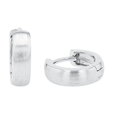 amor Pendientes de aro de plata de ley 925 unisex para mujer y hombre. Vienen en una caja de regalo amor Pendientes de aro de plata de ley 925 unisex para mujer y hombre. Vienen en una caja de regalo