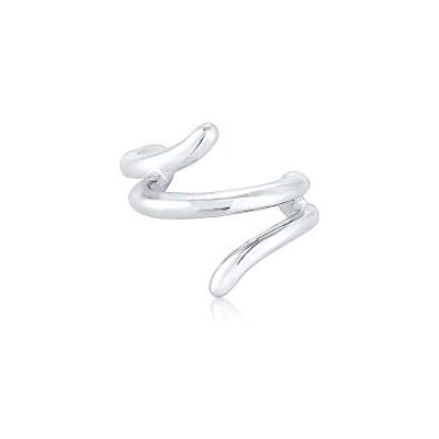 Elli Pendientes Mujeres Clip para Oreja Diseño Geométrico Minimalista en Plata de Ley 925 Elli Pendientes Mujeres Clip para Oreja Diseño Geométrico Minimalista en Plata de Ley 925