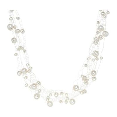Valero Pearls Collar para Mujer Plata de ley 925 Perlas de agua dulce de cultivo Valero Pearls Collar para Mujer Plata de ley 925 Perlas de agua dulce de cultivo