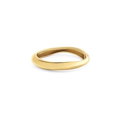 Calvin Brazalete Rígido para Mujer Colección SCULPTED de Acero Inoxidable Disponible en versión Oro o Plata Calvin Brazalete Rígido para Mujer Colección SCULPTED de Acero Inoxidable Disponible en versión Oro o Plata